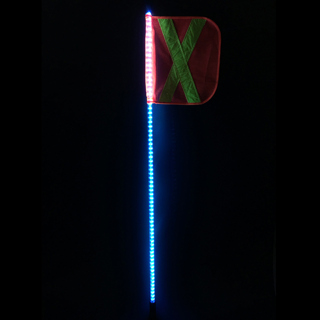 5ft Solid color LED lighted whips