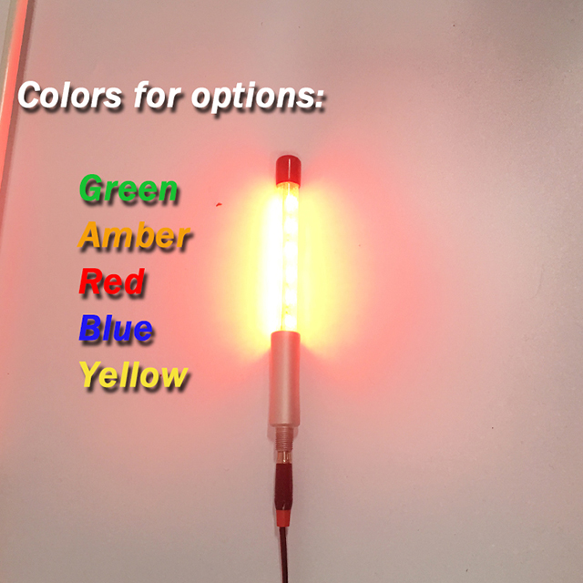 Safety mining whips with aluminum LED lamp