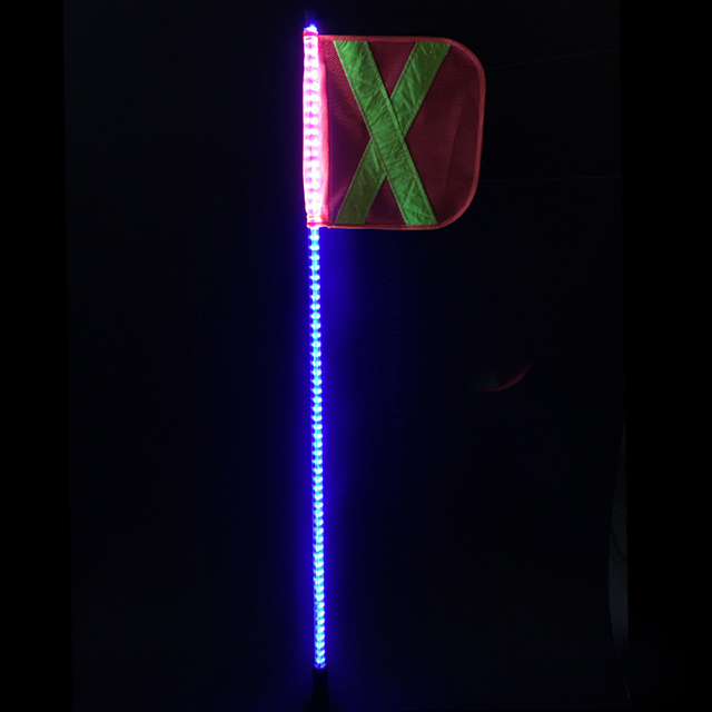 4ft Solid color LED lighted whips