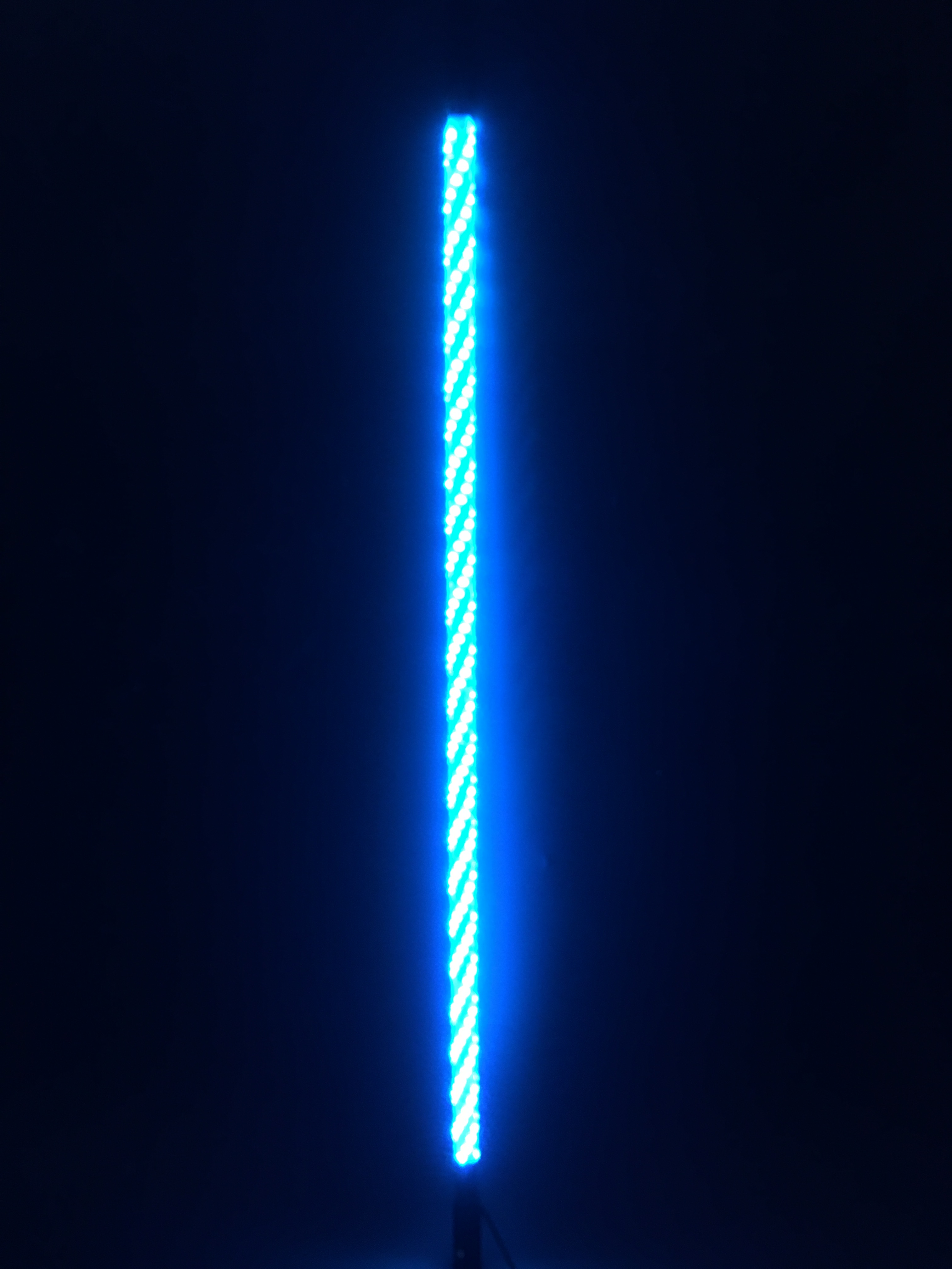 6ft Multi color LED lighted whips flagpole
