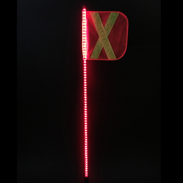 5ft Solid color LED lighted whips