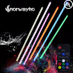 4ft Multi color LED lighted whips with remote